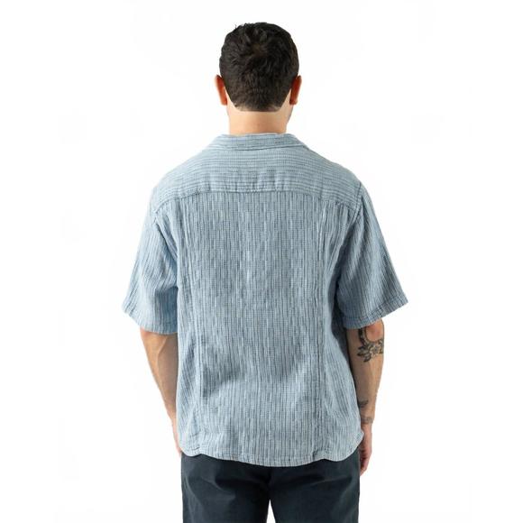 NEW CORRIDOR basket weave shirt in blue - Picture 2 of 4